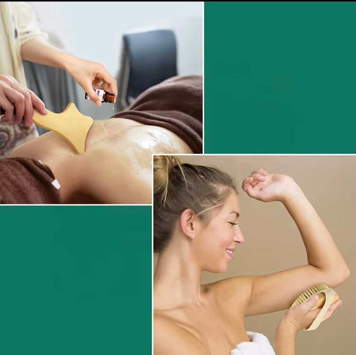 Dry Body Brush and sculpting pre-Sauna Circulation Tool
