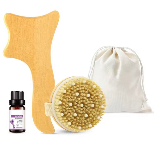 Dry Body Brush and sculpting pre-Sauna Circulation Tool
